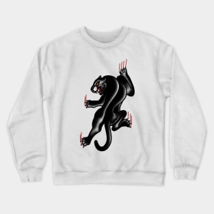 Traditional Tattoo Panther Crewneck Sweatshirt